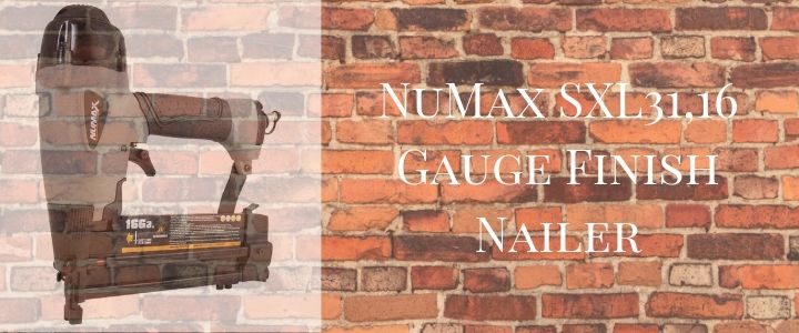 NuMax SXL31,16 Gauge Finish Nailer