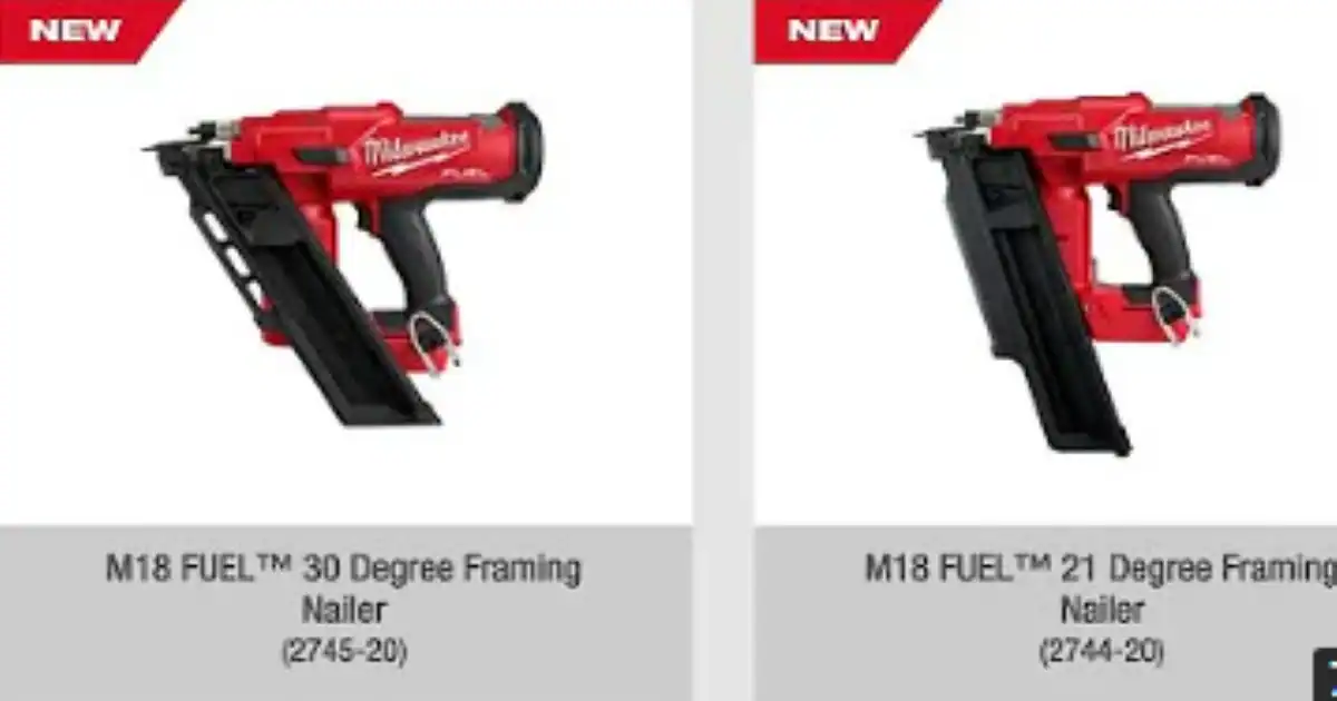 21 vs. 30-Degree Farming Nailers