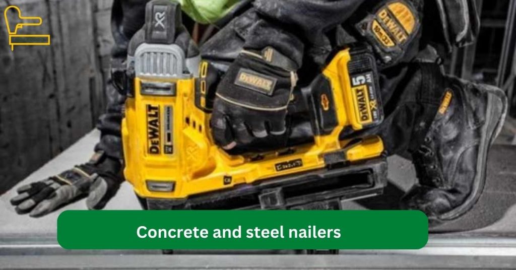 Concrete and steel nailers
